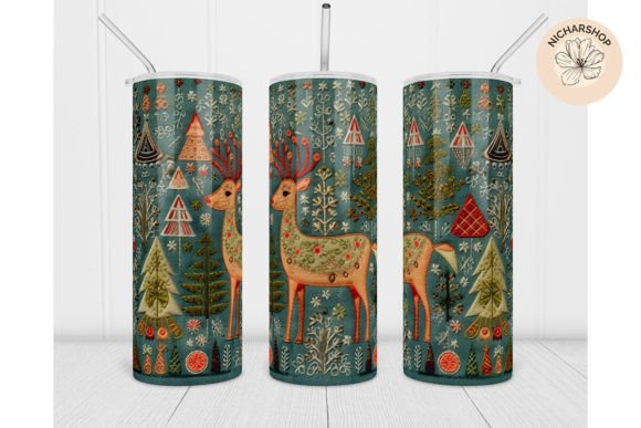 20oz Deer Embroidery Christmas Tumbler5 Review