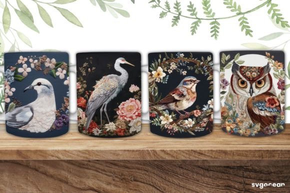 Bird Embroidery Mug 11 Oz Bundle Review
