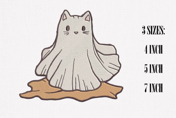 Boo Ghost Cat Halloween Embroidery Review