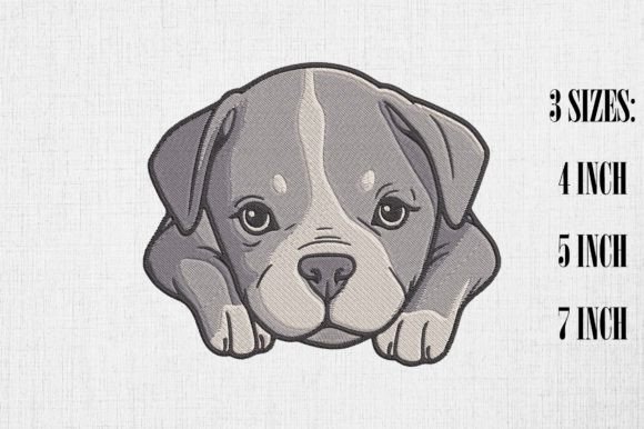 Cute Pitbull Embroidery Design Review