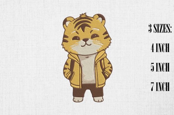 Cute Tiger Embroidery Design Review