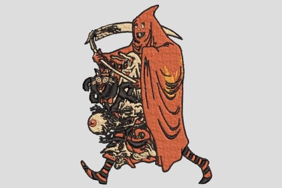 Halloween Ghost Horror Embroidery File