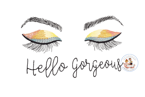 Hello Gorgeous Machine Embroidery Design Review