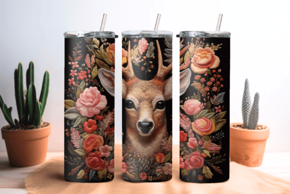 Review: Embroidery Deer Tumbler Wrap for Handmade Gifts