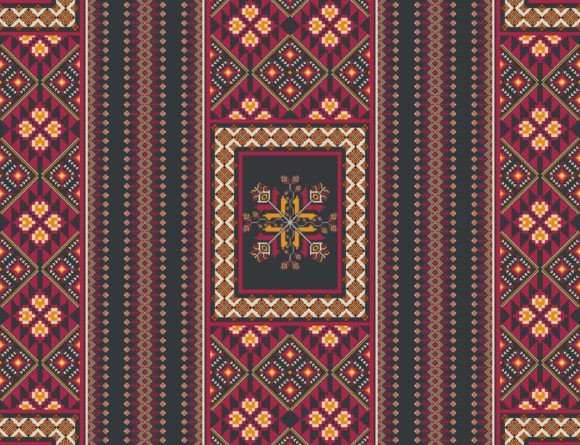 Seasonal Review: Ethnic Embroidery Traditional Pattern